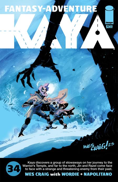 Kaya #34 - Wes Craig Main Cover (Pre-Sale) C10-P13