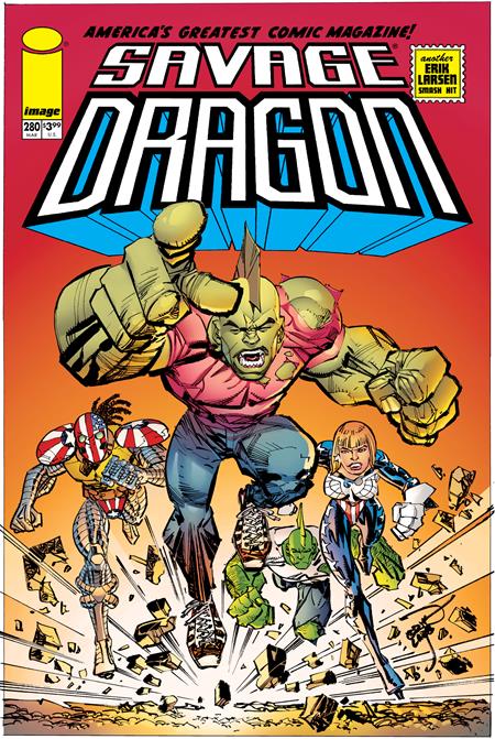 🔞 Savage Dragon #280 - Erik Larsen Main Cover (Closed)