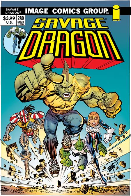 🔞 Savage Dragon #280 - Erik Larsen 70s Trade Dress Variant (Pre-Sale) C08-P12