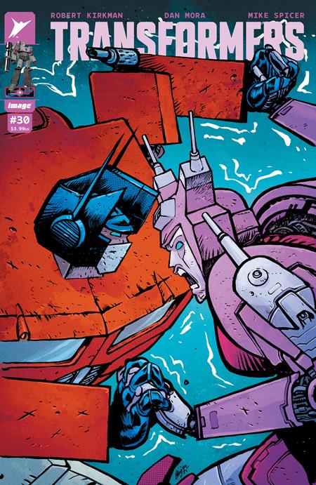 Transformers #30 - Energon Universe - Daniel Warren Johnson, Mike Spicer Variant (Pre-Sale) C07-P11