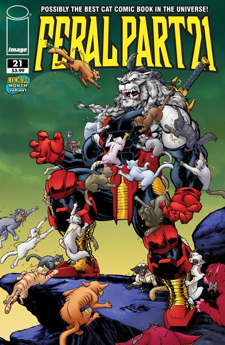 Feral #21 - Tony Fleecs Invincible Team Up Variant (Released)