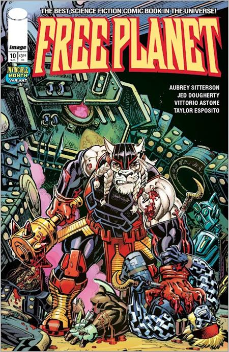 Free Planet #10 - Jed Dougherty Invincible Month Variant (Back-Issue)