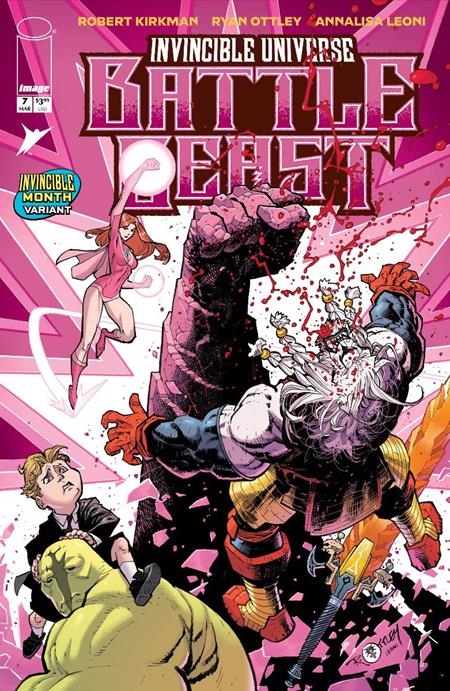 Battle Beast #7 - Ryan Ottley Invincible Team Up Variant (Back-Issue)