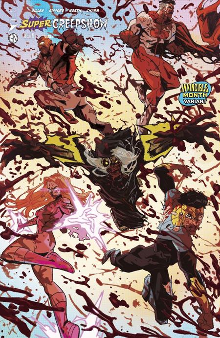 🔞 Super Creepshow #1 - Rossi Gifford Invincible Team Up Variant (Back-Issue)