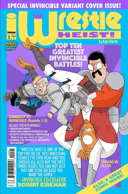 🔞 Wrestle Heist #4 - Kyle Starks Invincible Team Up Variant (Back-Issue)