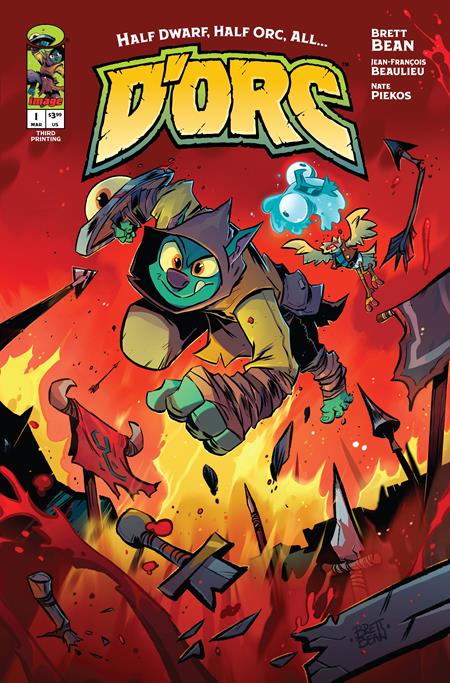 D'orc #1 - Dorc - Brett Bean 3rd Printing Variant (Back-Issue)