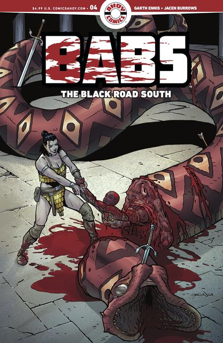 🔞 Babs - The Black Road South #4 (of 6)  - Jacen Burrows Main Cover (Pre-Sale) C12-P16