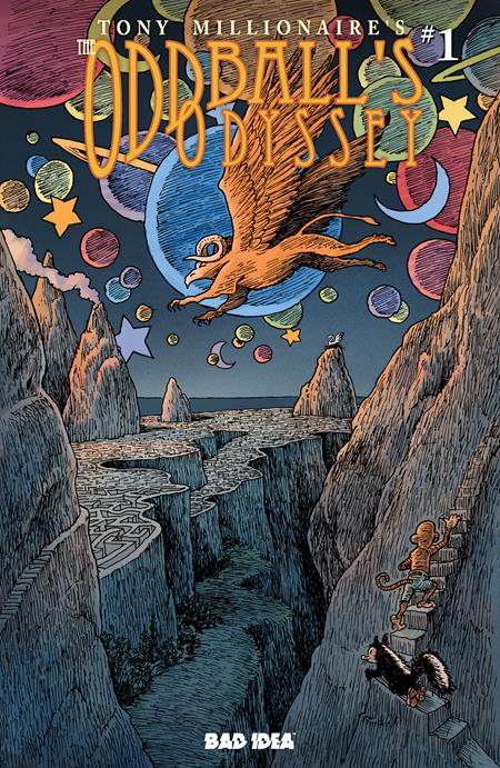 Oddballs Odyssey #1 - Tony Millionaire Main Cover (Closed) P14