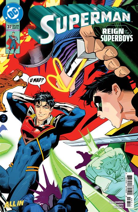 Superman #37 "Reign of the Superboys" - Dan Mora Main Cover (Closed) P16