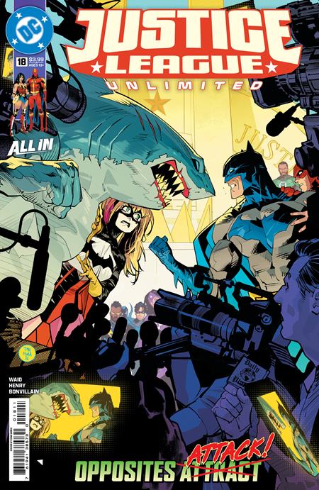Justice League: Unlimited #18 "DC K.o." - Dan Mora Main Cover (Released)