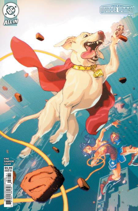Wonder Woman #32 - Gerald Parel April Drools Day Variant (Closed)