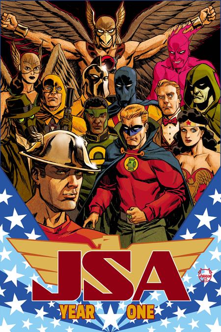 JSA #18 - Year One - Dave Johnson Main Cover (Closed)