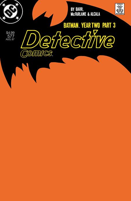 Detective Comics #577 "Facsimile 2026" - Year Two #3 - Blank Variant (Closed) P16