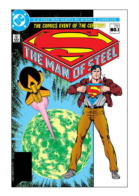 Man of Steel #1 - Facsimile 2026 Edition - John Byrne Main Cover (Pre-Sale) C12-P15