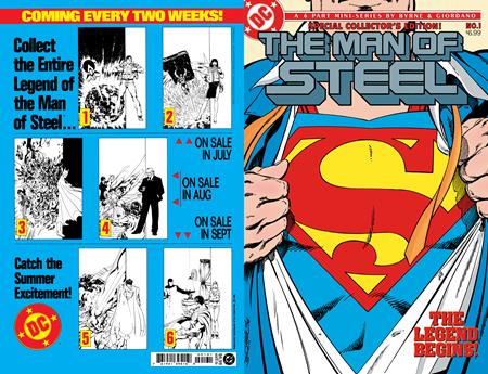 Man of Steel #1 - Facsimile 2026 Edition - John Byrne Foil Variant (Closed)