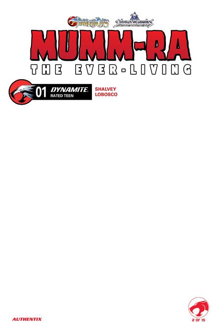 Mummra: The Everliving #1 - Blank Variant (Closed)