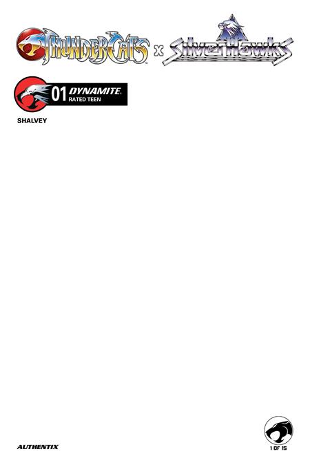 Thundercats / Silverhawks #1 - Blank Authentix Variant (Pre-Sale) C11-P14