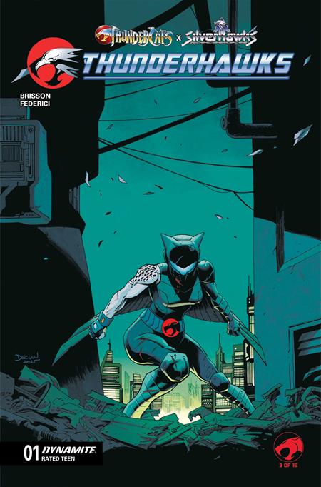 Thundercats / Silverhawks: Thunderhawks #1 - Declan Shalvey Variant (Closed) P16