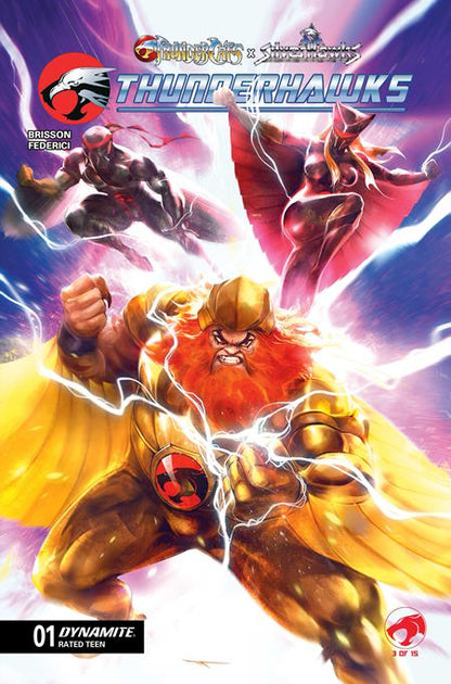 Thundercats / Silverhawks: Thunderhawks #1 - Ivan Tao 1:100 Signed by Larry Kenney Variant (Pre-Sale) C12-P16