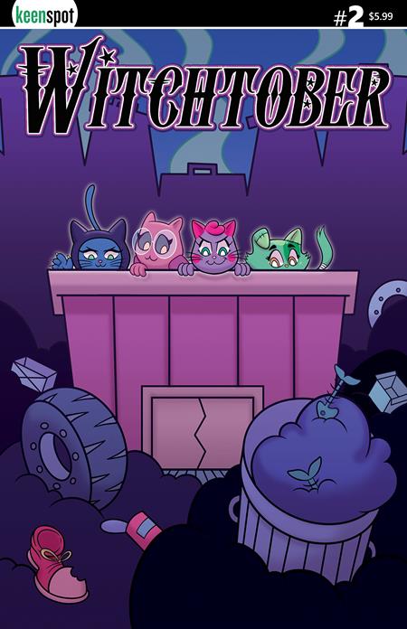 Witchtober #2 - Fer Lozada Garbage Pail Cats Variant (Closed)