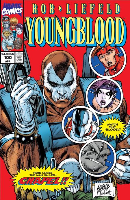 Youngblood #6 - Legacy #100 - Liefeld, McFarlane Variant (Released)