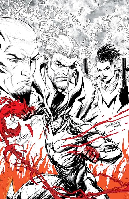 Fireborn #1 - Tyler Kirkham B+W and Blood Variant (Released)