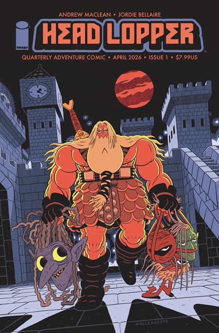 🔞 Head Lopper #1 "2026" - Andrew Maclean Main Cover (Closed) P16