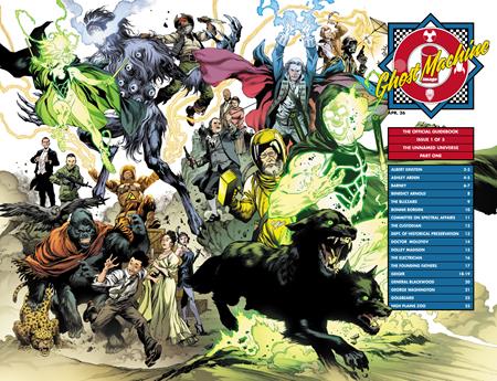 Ghost Machine: The Official Guidebook #1 (of 5) - Ivan Reis, Danny Miki, Brad Anderson Wraparound Variant (Closed)