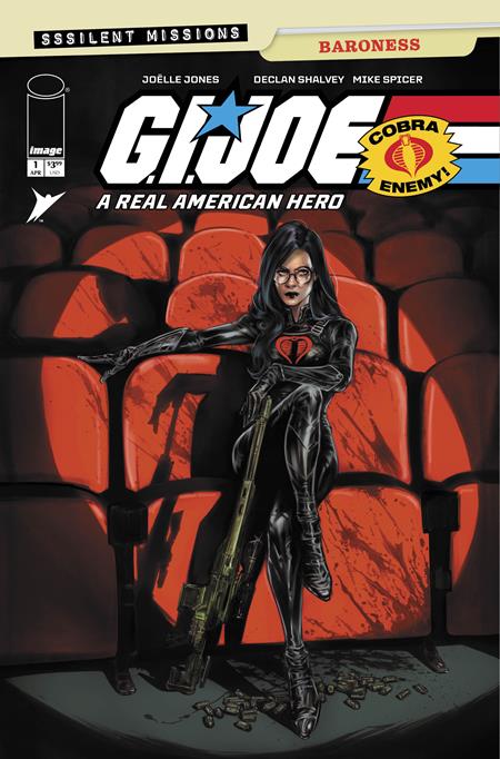 GI Joe: A Real American Hero - Sssilent Missions - Baroness #1 - Joelle Jones Main Cover (Closed)