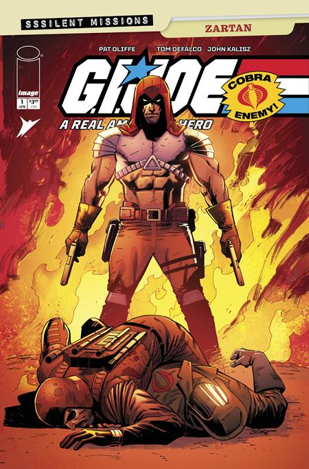 GI Joe: A Real American Hero - Sssilent Missions - Zartan #1 - Pat Olliffe Main Cover (Closed)