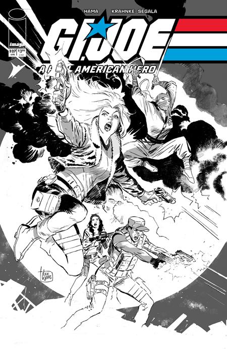 GI Joe: A Real American Hero #327 - Lee Weeks B+W Variant (Pre-Sale) C11-P14