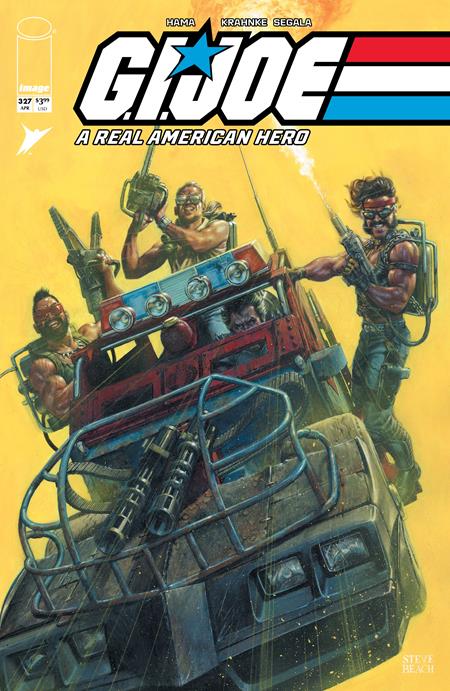 GI Joe: A Real American Hero #327 - Steve Beach 1:10 Gears of Joe Variant (Pre-Sale) C11-P14