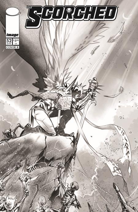 Scorched #52 - Spawn Universe - Ig Guara B+W Variant (Pre-Sale) C22-P25