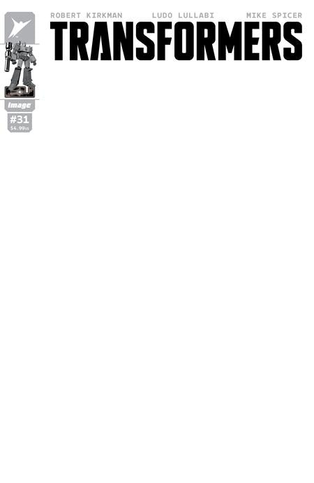 Transformers #31 - Energon Universe - Blank Sketch Variant (Pre-Sale) C11-P14