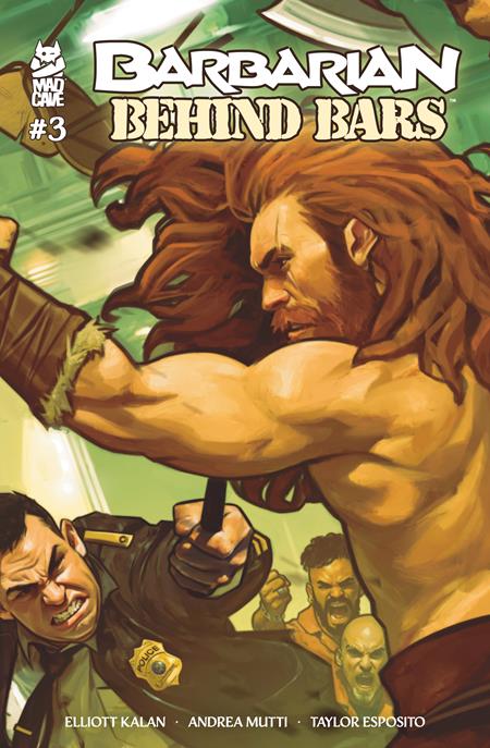 Barbarian Behind Bars #3 - Francesco Tomaselli Main Cover (Closed) P16