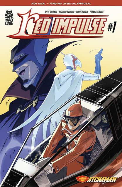 Gatchaman - Red Impulse #1 (of 4) - Riccardo Robaldo Main Cover (Pre-Sale) C14-P17