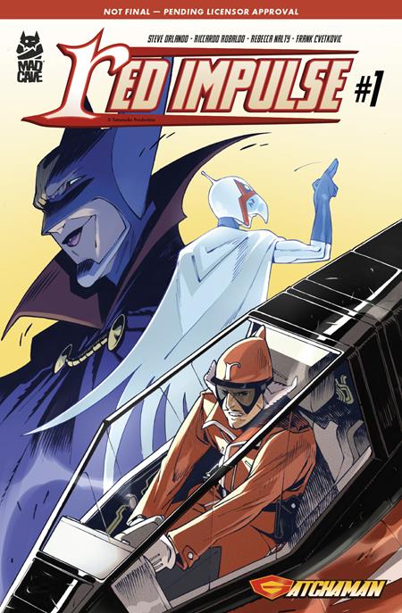 Gatchaman: Red Impulse #1 - Riccardo Robaldo Main Cover (Closed)