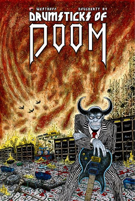 Drumsticks Of Doom #4 "of 4" - Ryan Vella Main Cover (Closed) P18