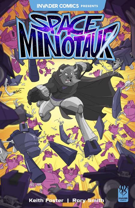 Invader Comics Presents: Space Minotaur #1 - Rory Smith Main Cover (Pre-Sale) C11-P17