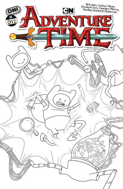 Adventure Time (2025) #12 - Nick Winn 1:20 B+w Variant (Pre-Sale) C13-P16