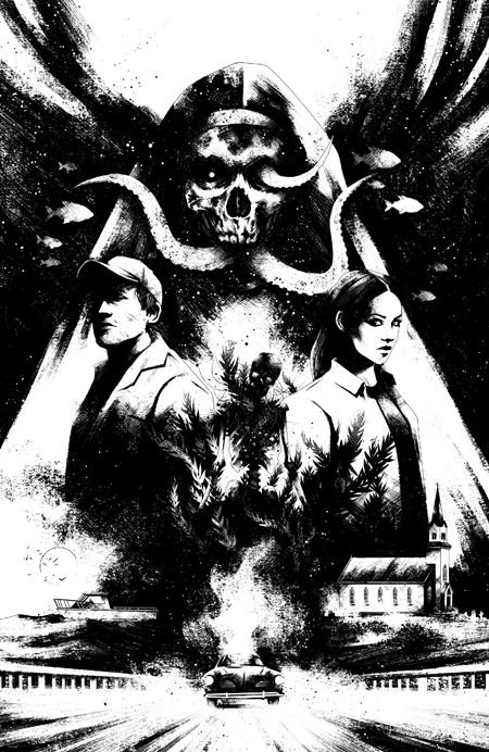 Estuary: A Ghost Story #1 (of 4) - Maan House 1:20 B+W Variant (Pre-Sale) C11-P14