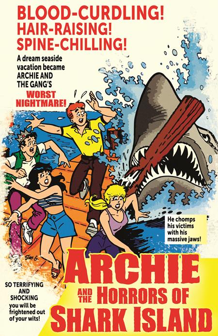 Archies TV: Laugh Out #79 - Facsimile 2026 - Stan Goldberg Jaws Parody Movie Poster Variant (Closed)
