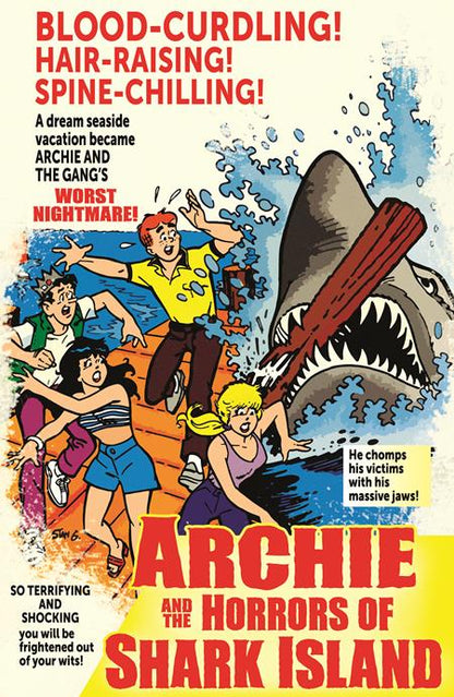 Archies TV: Laugh Out #79 - Facsimile 2026 - Stan Goldberg Jaws Parody Movie Poster Variant (Closed)