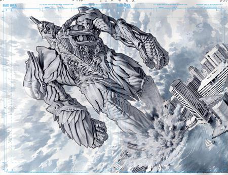 Olympus Saga: Megalith #1 - Lewis LaRosa Original Art Edition 20 Variant (Closed)