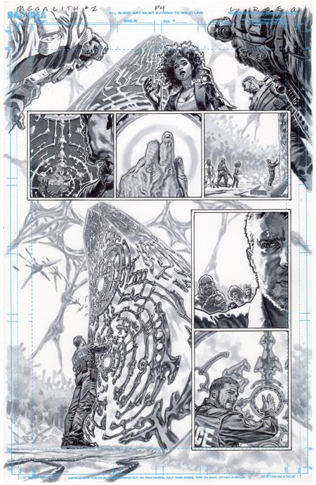 Olympus Saga: Megalith #1 - Lewis LaRosa Original Art Edition 21 Variant (Closed)