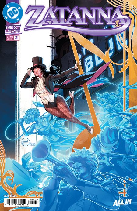 Zatanna #2 "Next Level" - Jamal Campbell Main Cover (Closed)