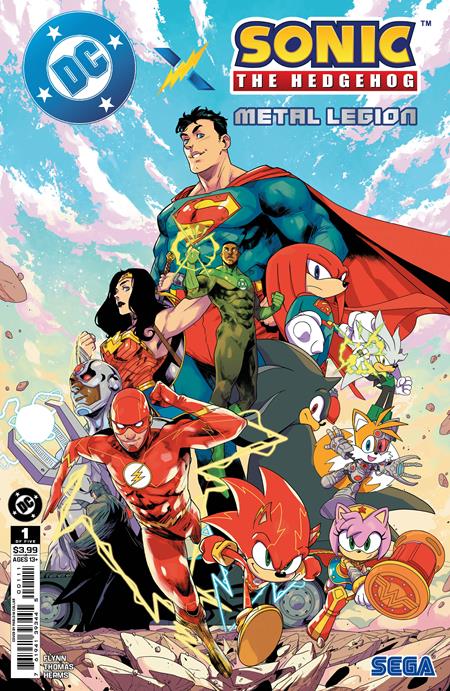 DC x Sonic the Hedgehog: The Metal Legion #1 - Pablo M. Collar Main Cover (Released)