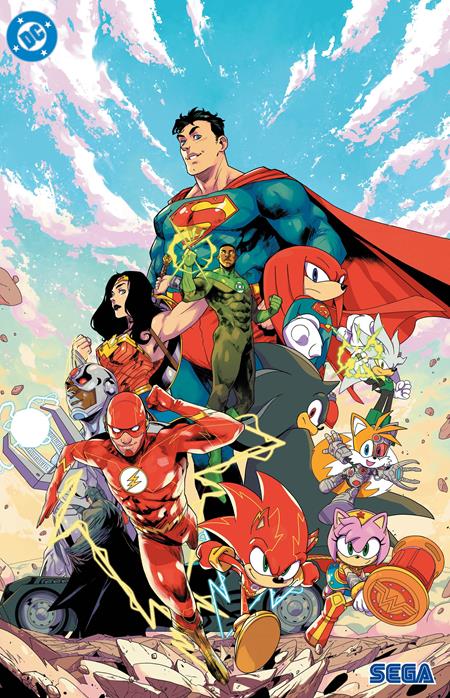 DC x Sonic the Hedgehog: The Metal Legion #1 - Pablo M. Collar Foil Variant (Released)