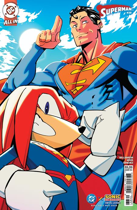 Superman #38 "Reign of the Superboys" - Daniele Di Nicuolo DC x Sonic Variant (Closed)