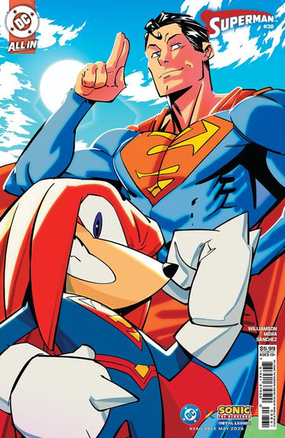Superman #38 "Reign of the Superboys" - Daniele Di Nicuolo DC x Sonic Variant (Closed)